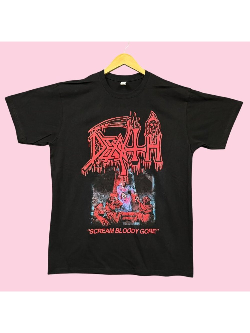Death Scream Bloody Gore Album Death Metal Band Tee L